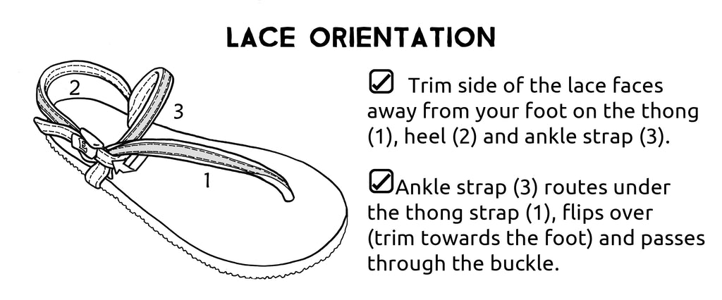 Earth Runners lace orientation