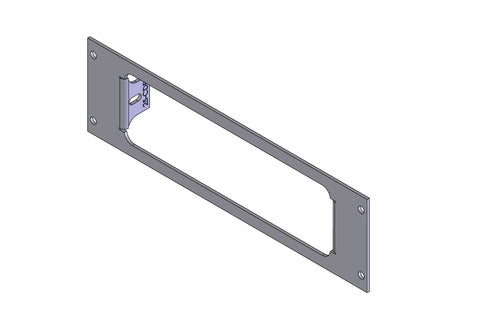 Havis C-EB25-CDR-1P 1-Piece Equipment Mounting Bracket, 2.5" Mounting Space, Fits Motorola CDM 750, 1250, 1550