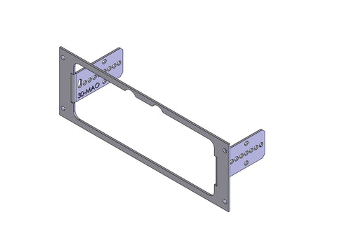 Havis C-EB30-MAO-1P 1-Piece Equipment Mounting Bracket, 3" Mounting Space, Fits M/A-COM M-803, Opensky CH-103, M-7200 - Synergy Mounting Systems