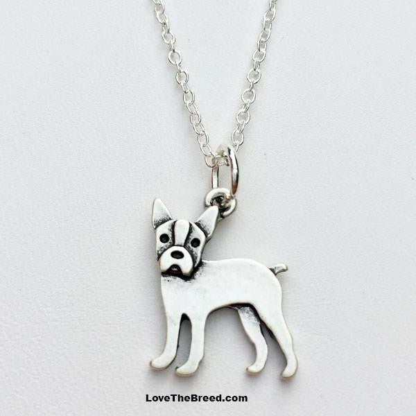 boston terrier pendant