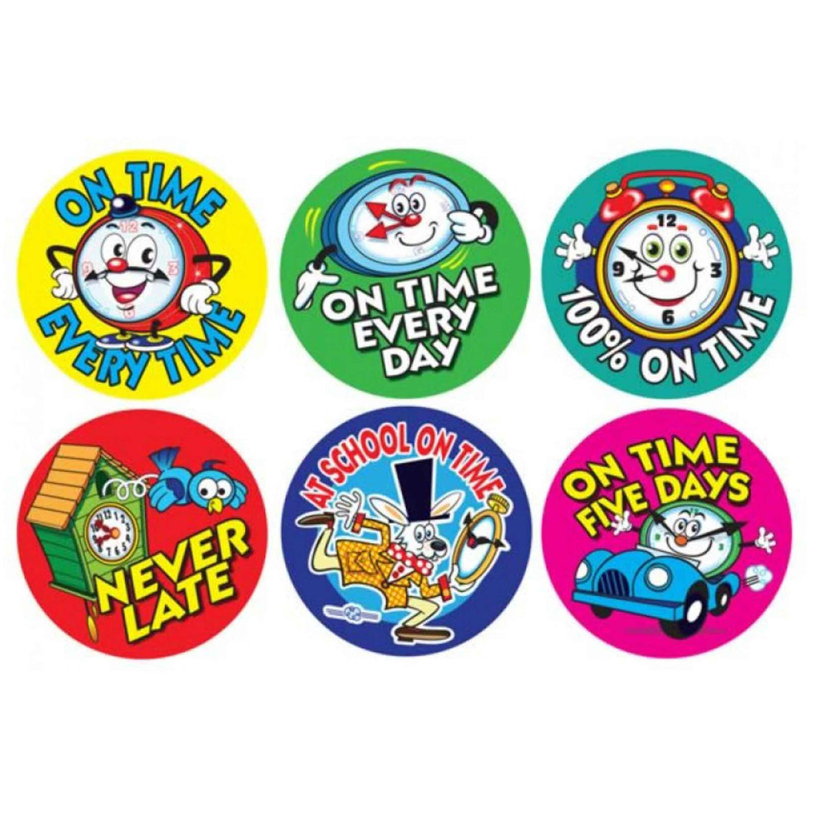 On Time Multipack Stickers – School Merit Solutions