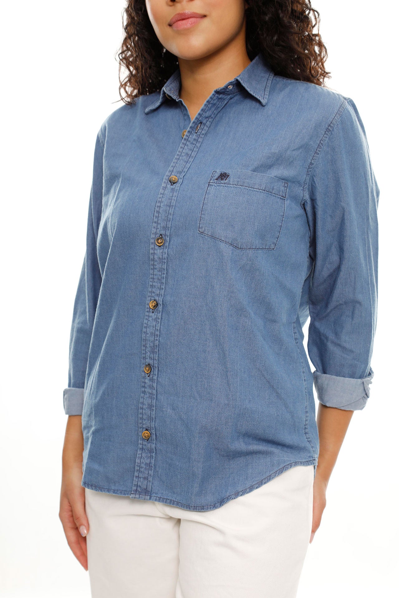 Camisa Azul Oscuro Mujer AÉROPOSTALE Colombia