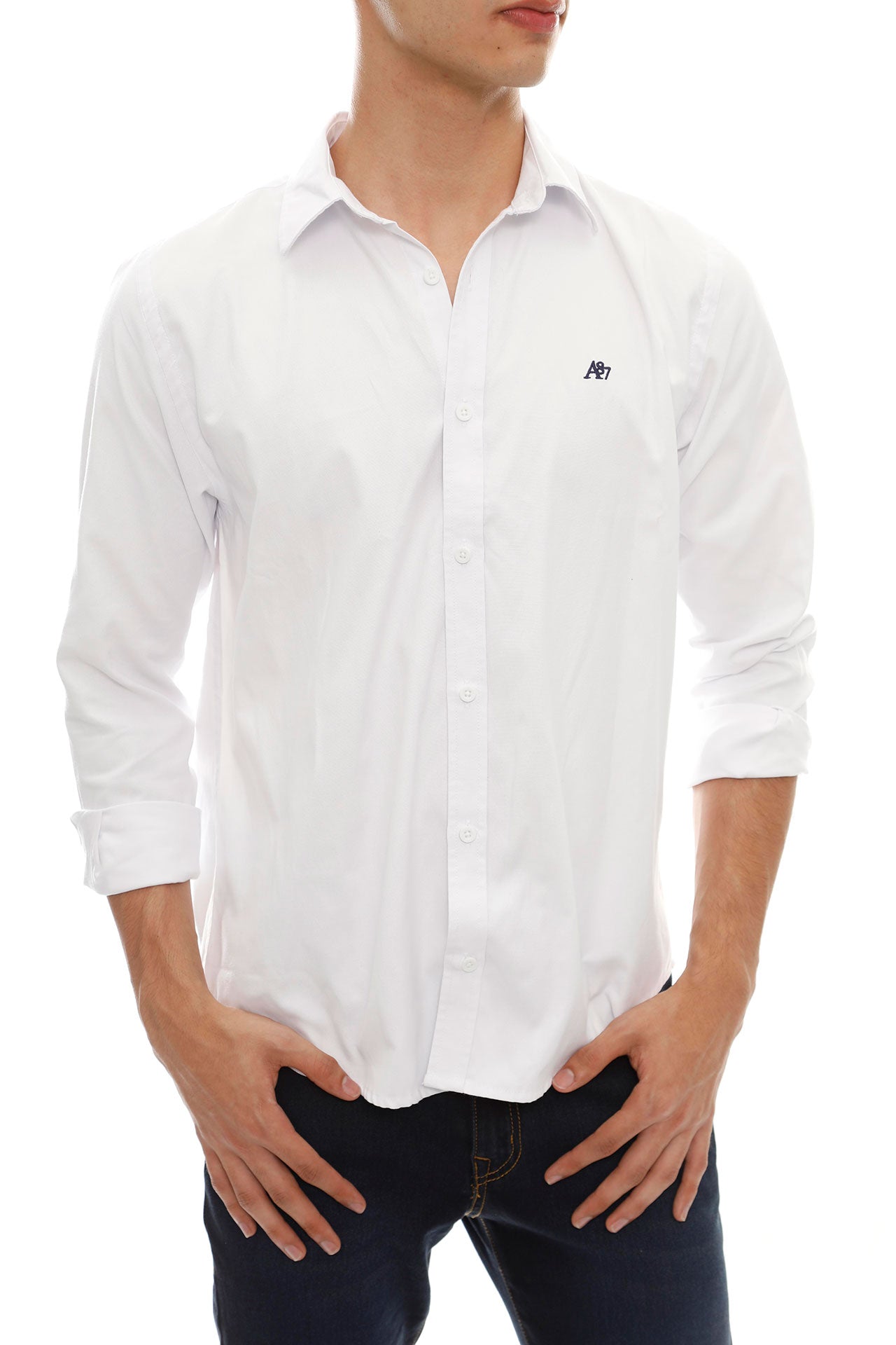 Camisa Blanca Aerofashion – AÉROPOSTALE