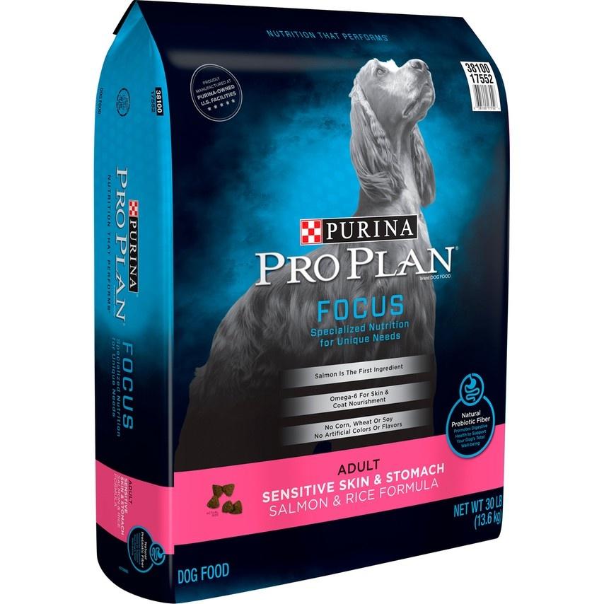 Romanschrijver Gedeeltelijk Napier Purina Pro Plan Focus Sensitive Skin & Stomach Formula Salmon & Rice  Formula Dry Dog Food - Olympia, WA - Animology