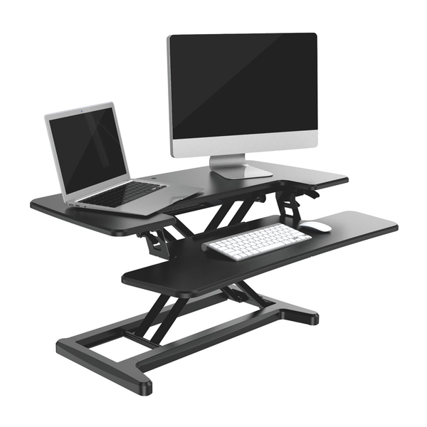 X Cove Sit Stand Standing Desk Converter Deskstand