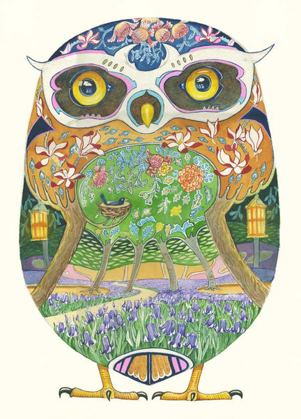 Owl Greetings Card