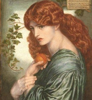 Persephone by Dante Rossetti