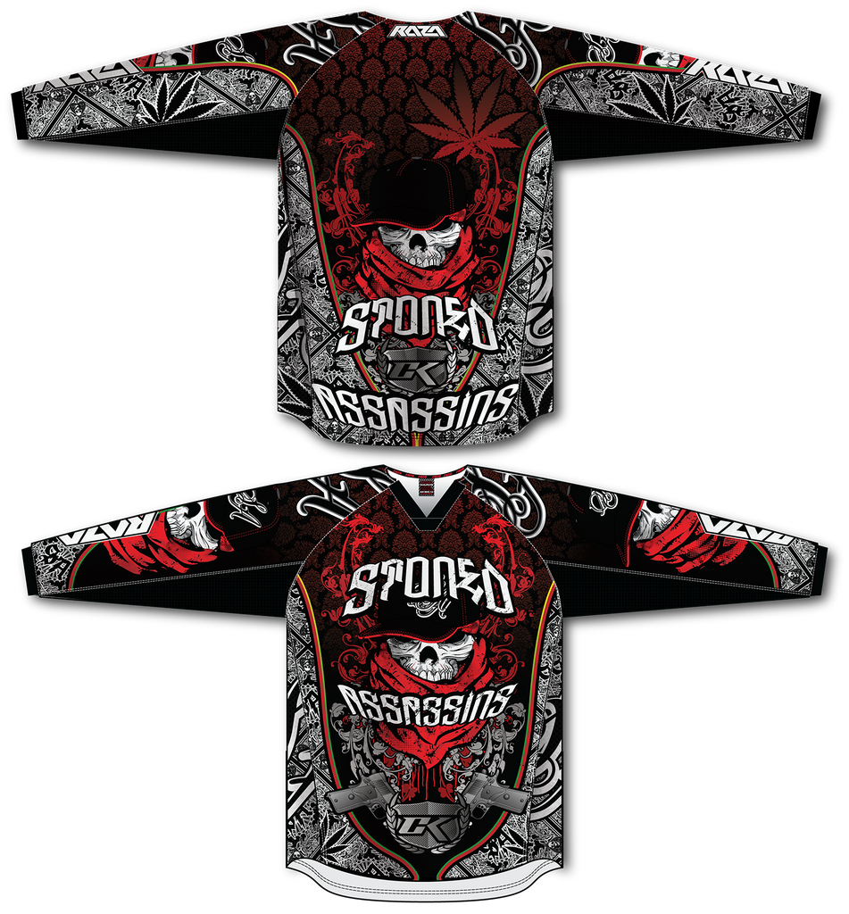 semi custom paintball jerseys