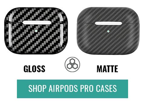 Carbon Fiber AirPods Pro Case Gloss Matte