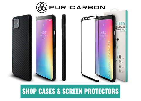 Google Pixel 4XL Case Aramid Fiber Pur Carbon Best