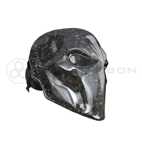 Original Carbon Fiber Mask Purmask Deathstroke Real Forged Carbon