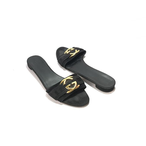 gucci gg logo flats
