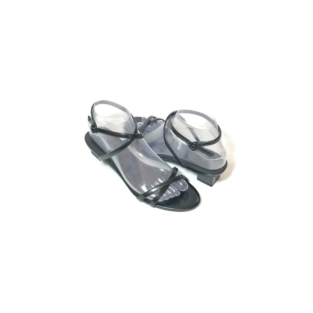 charles and keith black sandals