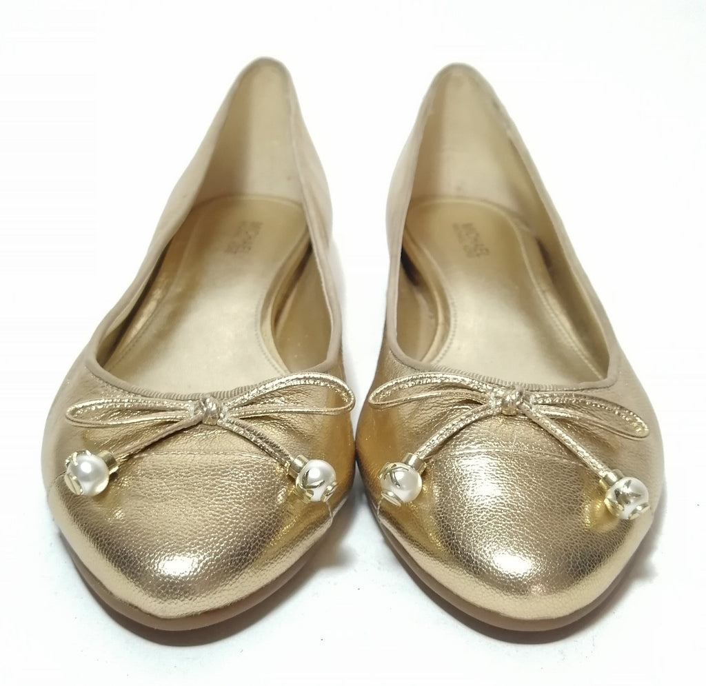 michael kors gold flats