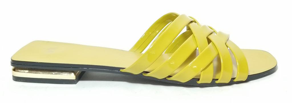 zara mustard sandals