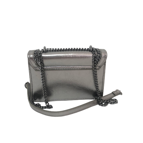 zara silver crossbody bag