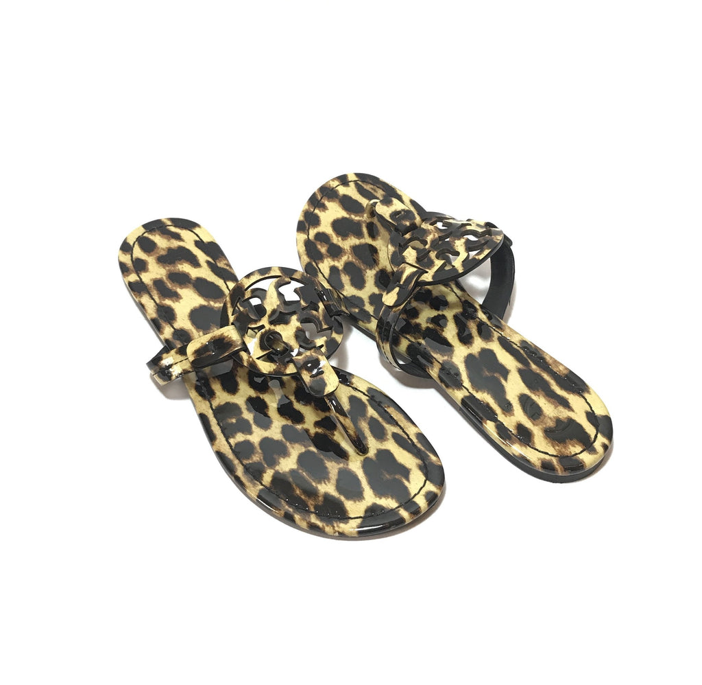 women's miller leopard print thong sandals