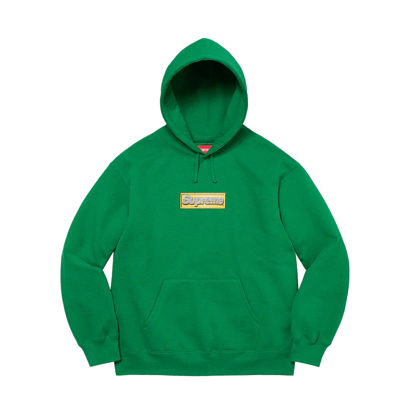 Supreme Bling Box Logo Hooded Sweatshirt 'Green' – LD Sneakers