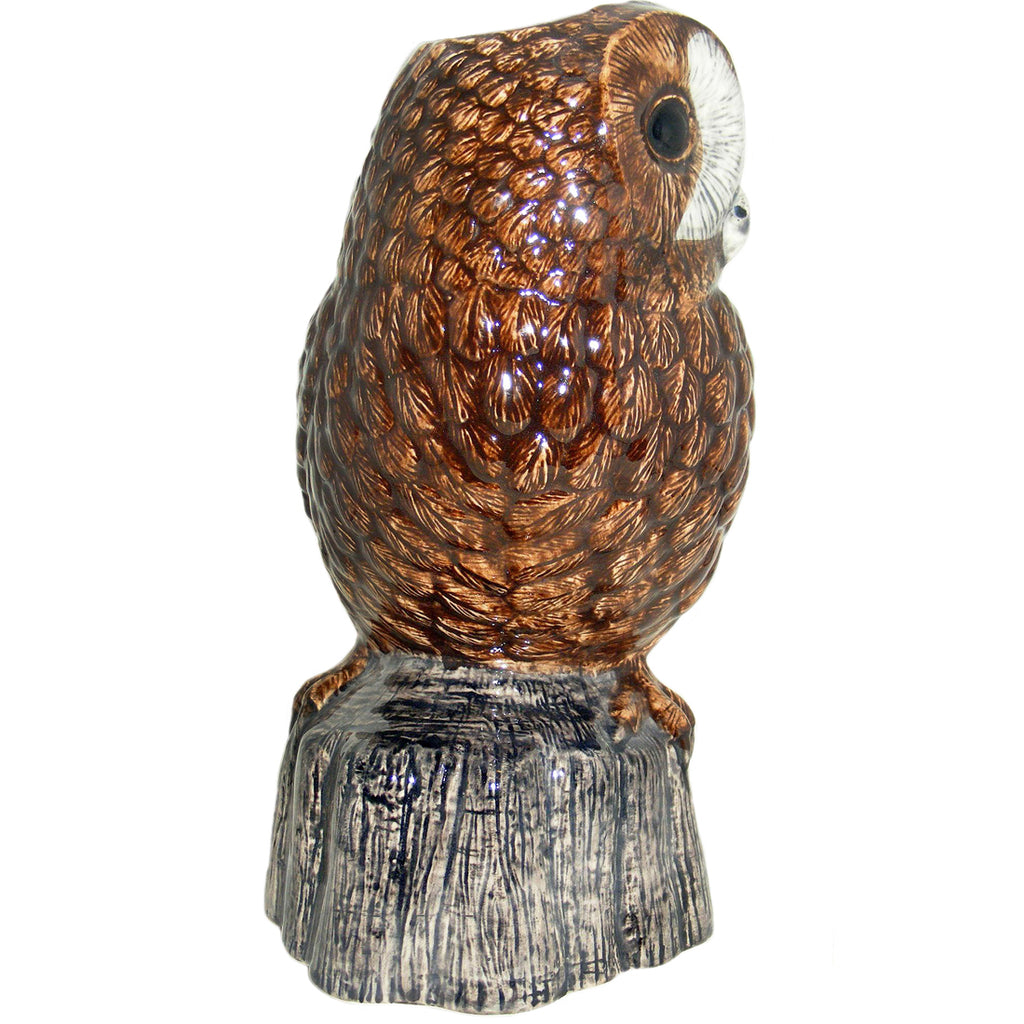 Tawny Owl  Wall  Vase by Quail Pottery  NEW Gift Boxed wildlife Gift