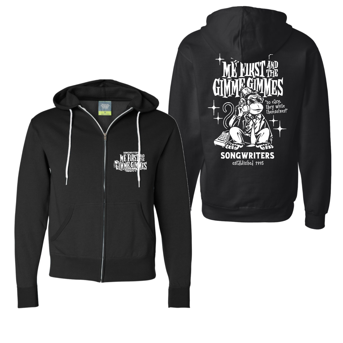 Songwriters Zip Up Hoodie