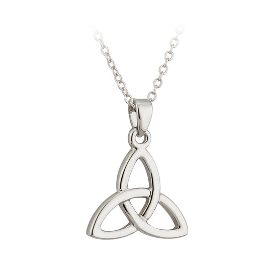 Solvar Silver Plated Trinity Pendant