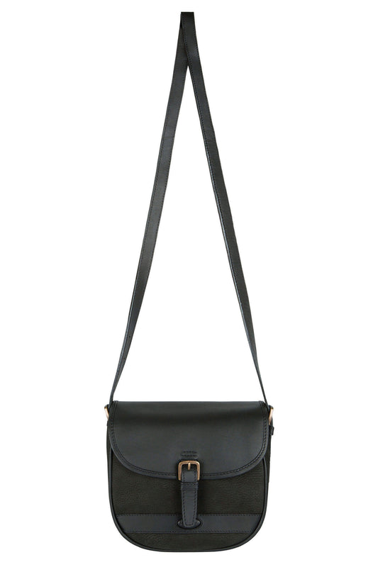 Clara Leather Saddle Handbag