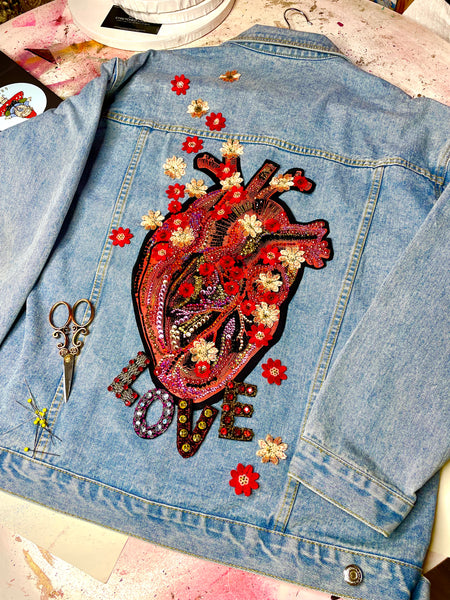 Anatomical Heart Oversized Jacket | Pachamama Bohemian