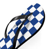 Blue & White Flip Flops