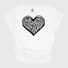 Leopard Heart T-Shirt, Mother's Day, Mama, Mom, Afro