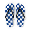 Blue & White Flip Flops