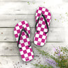 Pink & White Flip Flops