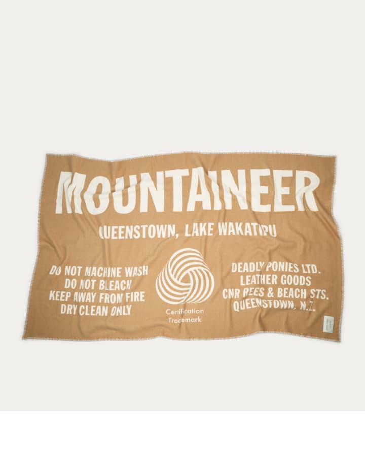 <p>Mountaineer Blanket, shortbread</p>