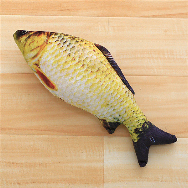 stuffed fish dog toy