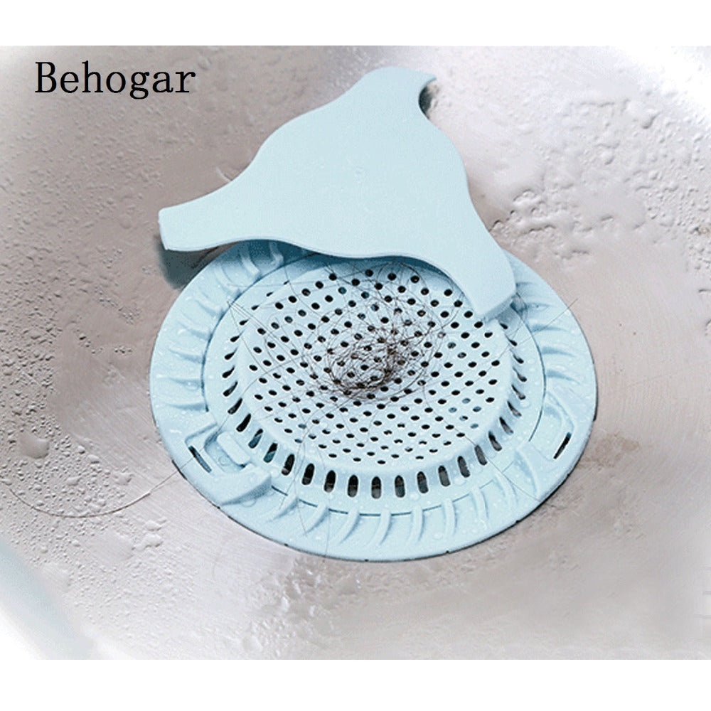 Behogar Dia 5 12inch Sink Strainer Floor Drain Cover Shower Hair Catcher Trap Basin Filter Drainer Tools For Kitchen Washroom
