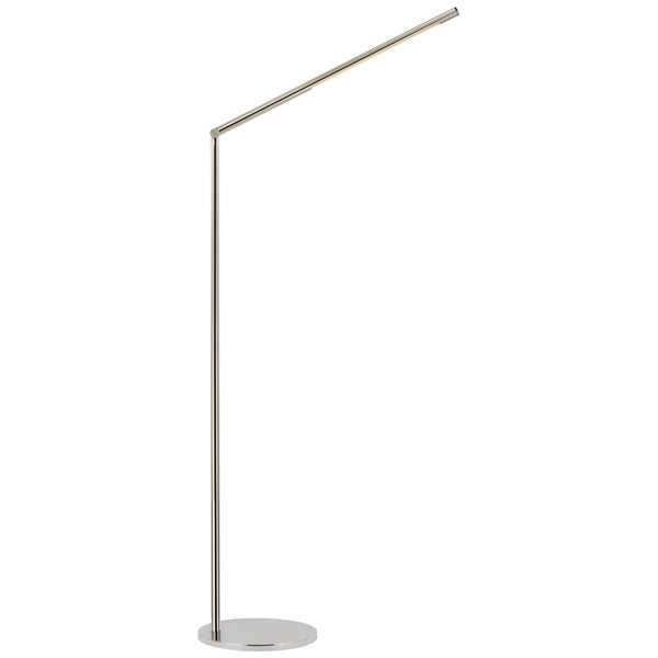 Kelly Wearstler Cona Large Articulating Floor Lamp Polished Nickel – Lighting