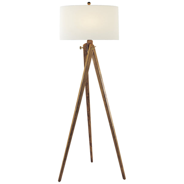 gevoeligheid Premier straal Chapman & Myers Tripod Floor Lamp in French Wax with Linen Shade – Foundry  Lighting