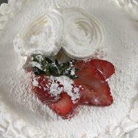 Cassata Cake with Fresh Strawberries