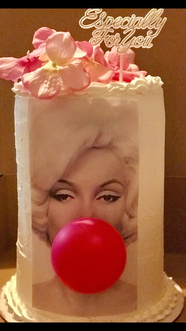 Marilyn Monroe Party Cake - Serves 30