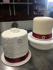 Top hat topper cakes