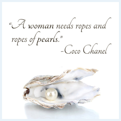 Coco Chanel Pearl Quote