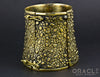 Ruler Cuff Bracelet with Pyrite