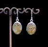 Sterling Silver Rutilated Quartz Earrings