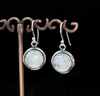 Sterling Silver Moonstone Earrings