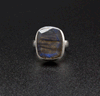 Sterling Silver Labradorite Ring Size 7