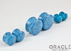 Synthetic Turquoise Double Flare Plugs