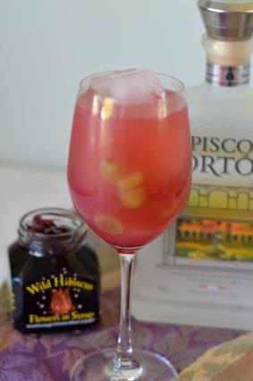 "Bellevue Sangria" Wild Hibiscus Cocktail