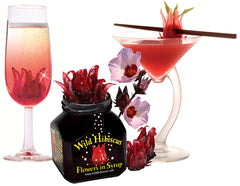 The Original Wild Hibiscus Flowers in Syrup