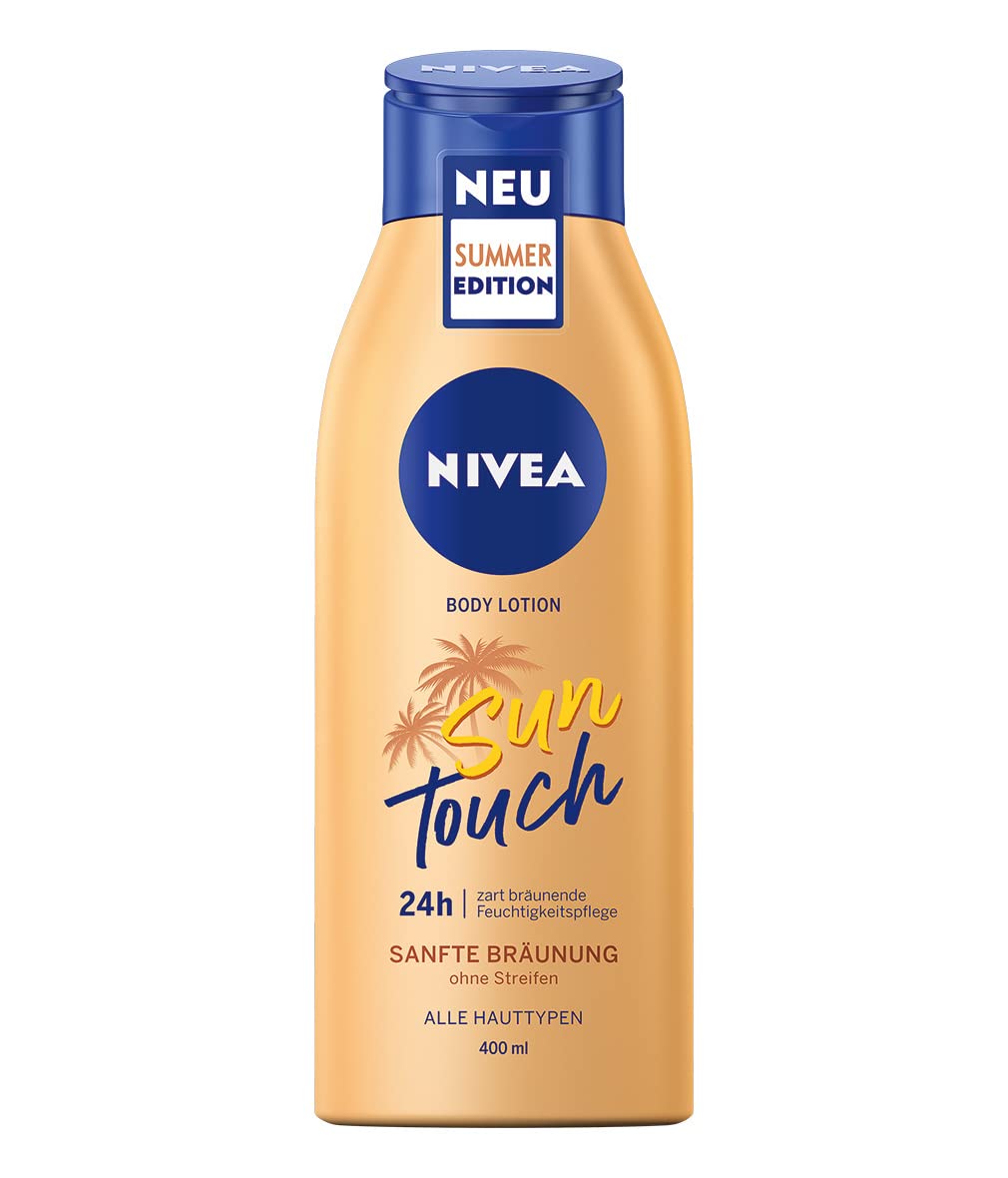 krijgen Tegenstrijdigheid Claire NIVEA Sun Touch Body Lotion (400 ml), Care Lotion with Gentle Tanning –  BABACLICK
