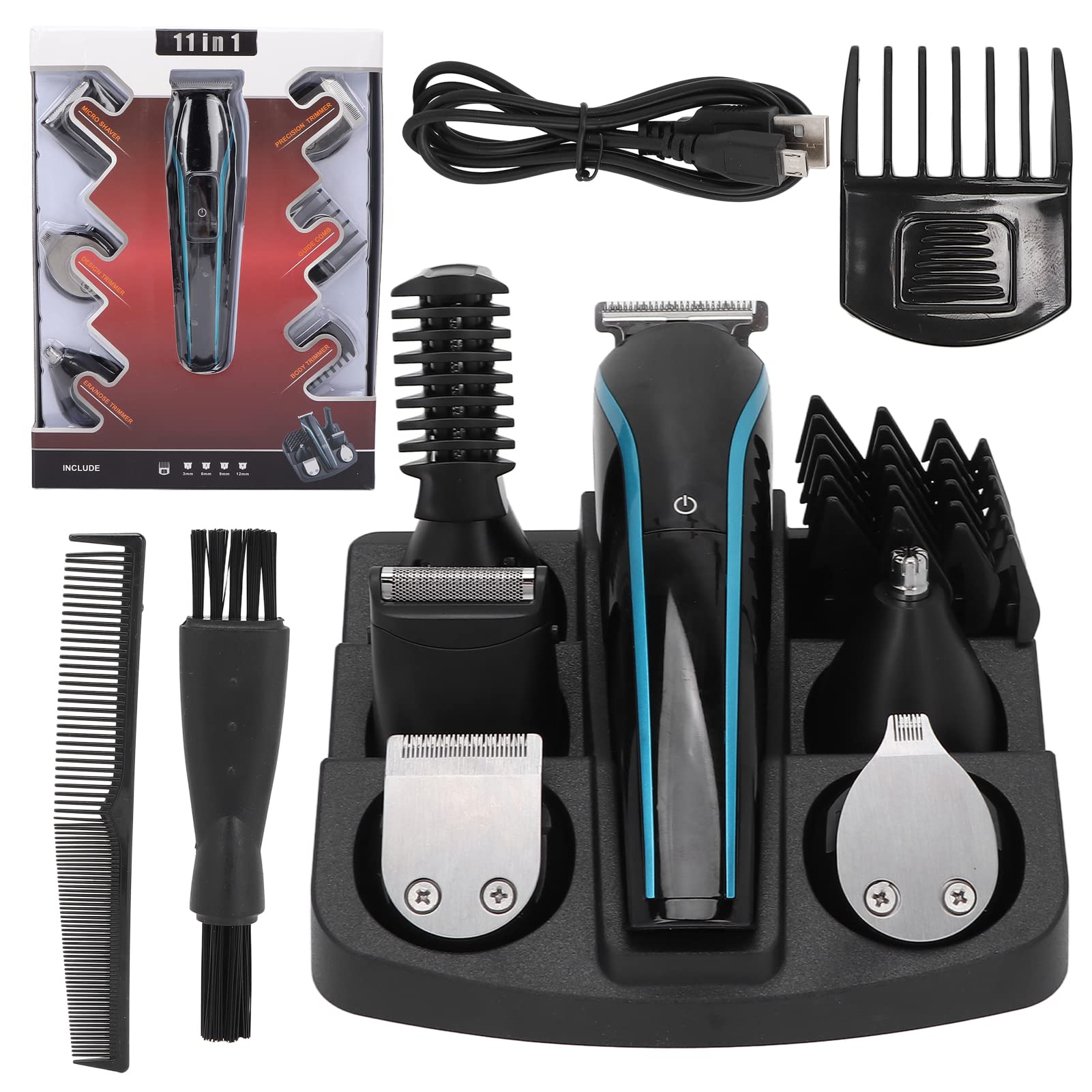 6 in 1 Electricr Beard Trimme Kit, Ergonomic Electric Hair Clipper – BABACLICK
