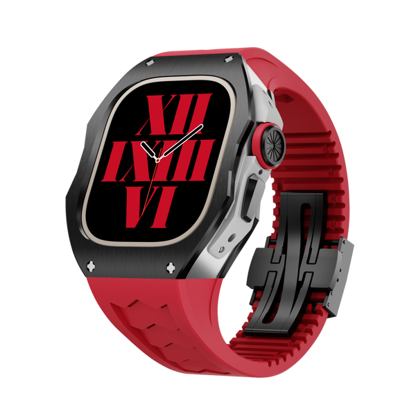 Ultra [Ti]Titanium Apple Ultra (49mm) Watch Black & Red – The